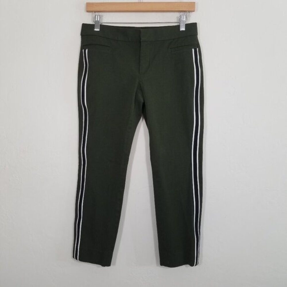 Banana Republic Sloan Petite Pants Green Stretch Size 4P
